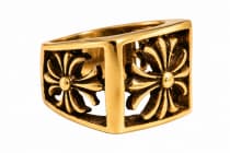 WINDALF Tempelritter Ring DAMIAN 16 mm Mittelalter Bronzering - Windalf.de