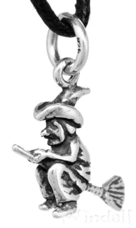 WINDALF Schmuck Anhänger ZUNI 2.2 cm Kleine Hexe Silber WINDALF Schmuck Anhänger ZUNI 2.2 cm Kleine Hexe Silber - Windalf.de