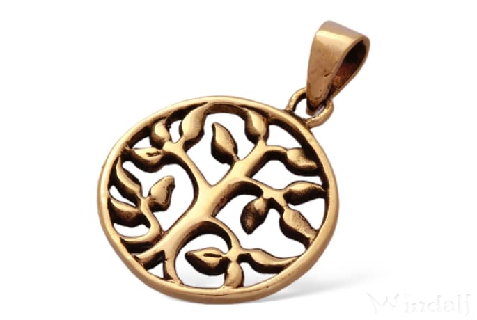 WINDALF Schmuck Anhänger ROWAN Ø 2.1 cm  Zauberbaum Bronze WINDALF Schmuck Anhänger ROWAN Ø 2.1 cm  Zauberbaum Bronze - Windalf.de