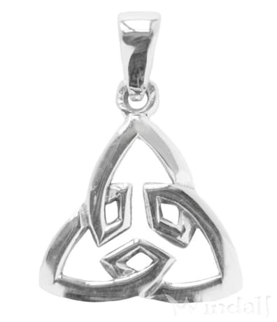 WINDALF Celtic Schmuck-Anhänger CIANA 2.6 cm Kelten Knoten Amulett Silber - Windalf.de