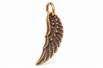 WINDALF Schmuck Anh&auml;nger ELANOR 2.8 cm Engelsfl&uuml;gel Bronze - Windalf.de