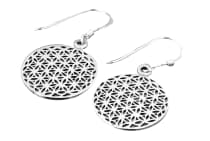WINDALF Bohemia Damen Ohrringe SVALA Ø 2.2 cm Die Blume des Lebens Ohrschmuck Silber WINDALF Bohemia Damen Ohrringe SVALA Ø 2.2 cm Die Blume des Lebens Ohrschmuck Silber - Windalf.de