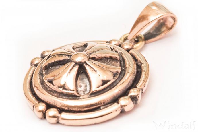 WINDALF Mittelalter Schmuck Anhänger TEMPLAR Ø 2.3 cm Tempelritter Kreuz Bronze WINDALF Mittelalter Schmuck Anhänger TEMPLAR Ø 2.3 cm Tempelritter Kreuz Bronze - Windalf.de