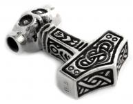 WINDALF Vikings Schmuck Anhänger RAGNAROK 2.3 cm Wikinger Thorshammer Silber WINDALF Vikings Schmuck Anhänger RAGNAROK 2.3 cm Wikinger Thorshammer Silber - Windalf.de