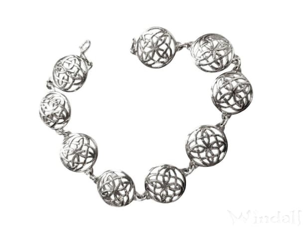 WINDALF Celtic Damen Armkette SINTIA 18.5 cm Keltische Knoten Armband Silber WINDALF Celtic Damen Armkette SINTIA 18.5 cm Keltische Knoten Armband Silber - Windalf.de