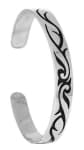 WINDALF Großer Männer Armreif SILVIOR 6.7 cm Tribal Schmuck Silber WINDALF Großer Männer Armreif SILVIOR 6.7 cm Tribal Schmuck Silber - Windalf.de