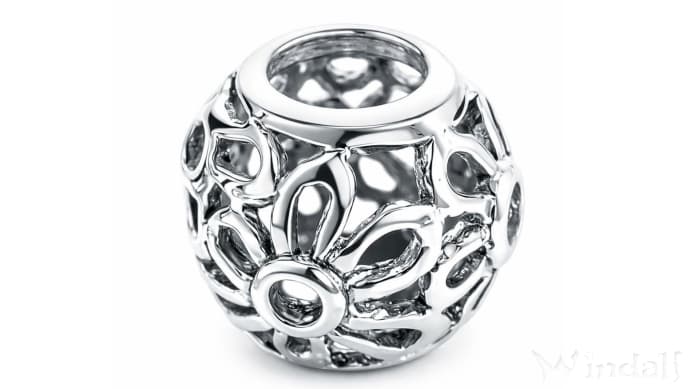 WINDALF Wikinger Haarschmuck DANA 10 mm Bartschmuck Haarschmuck Silber - Windalf.de