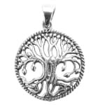 WINDALF Irischer Schmuck Anhänger RUNA 2.4 cm Kleiner Keltischer Lebensbaum Silber - Windalf.de