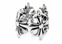 WINDALF Mittelalter Haar& Bartperle LILIA 9 mm Fleur de Lis Vintage Silber - Windalf.de