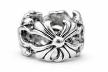 WINDALF Mittelalter Bartschmuck RIAN 9 mm Templerkreuz Haarperle Silber - Windalf.de