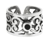 WINDALF Ohrklemme & Haarschmuck BRIGA Ø 10 mm Onyx Stein Silber WINDALF Ohrklemme & Haarschmuck BRIGA Ø 10 mm Onyx Stein Silber - Windalf.de