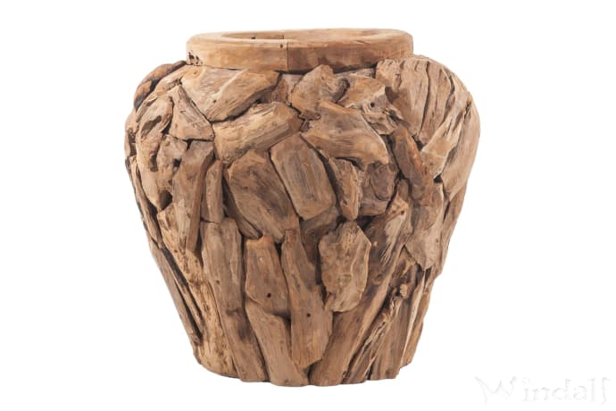 WINDALF Große Deko Amphore AMELIA 50 cm Handarbeit Wurzelholz WINDALF Große Deko Amphore AMELIA 50 cm Handarbeit Wurzelholz - Windalf.de