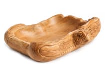 WINDALF Gro&szlig;e Teak Holzschale SCHILDI 30 cm Schildkr&ouml;te Obstschale Handarbeit Wurzelholz - Windalf.de