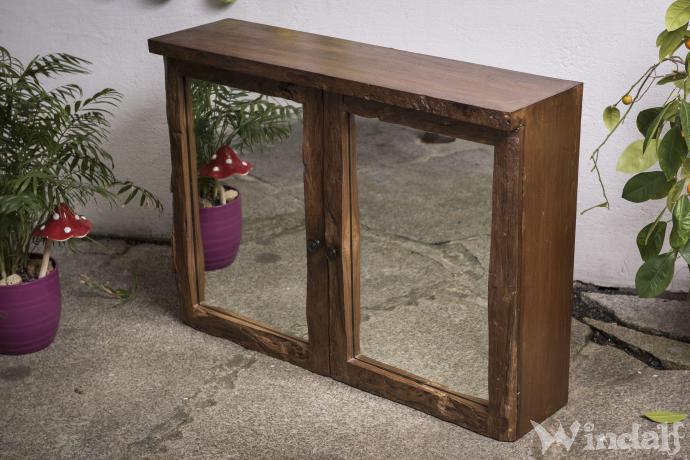 Vintage Alibert Schrank ~ WINWOOD ~ 95 cm - Bad Wandschrank mit Spiegel