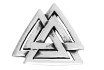 WINDALF Wikinger Schmuck Anhänger WINWART 3 cm Wotansknoten Valknut Amulett Silber - Windalf.de