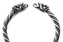 WINDALF Großer Wikinger Männer Silber Armreif ODINS RABEN 6.7 cm Nordischer Hugin Munin Armschmuck Handarbeit WINDALF Großer Wikinger Männer Silber Armreif ODINS RABEN 6.7 cm Nordischer Hugin Munin Armschmuck Handarbeit - Windalf.de