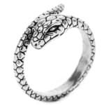 WINDALF Zauber Wunsch Ring BUARA 11 mm Schlange Midgards Silber - Windalf.de