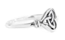 WINDALF Zarter Keltischer Damen Ring TRYLA 7 mm Trinität im Herzen Silber WINDALF Zarter Keltischer Damen Ring TRYLA 7 mm Trinität im Herzen Silber - Windalf.de
