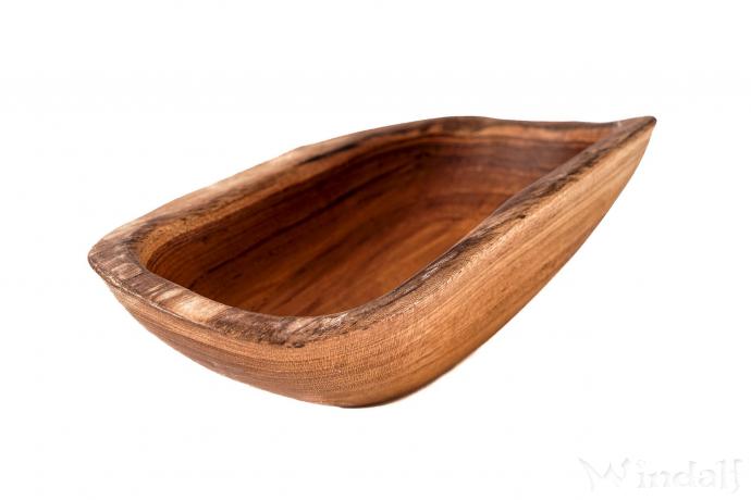 WINDALF Kleine Rustikale Teakschale GALINA 17 cm Pralinen Holzschale Plätzchenschale Handarbeit aus Wurzelholz - Windalf.de