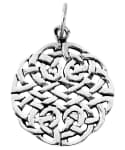 WINDALF Schmuck-Anhänger FALCON 2.8 cm Schmuck Amulett mit keltischen Knoten Silber - Windalf.de