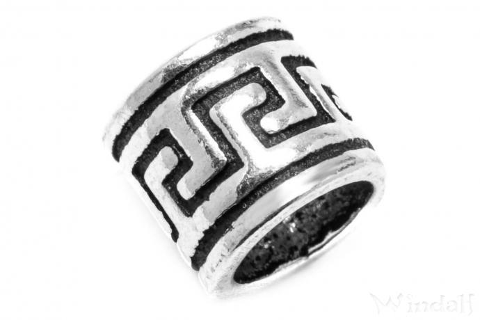 WINDALF Smarte Haarperle Bartschmuck JONNA 5 mm Skandinavischer Bartschmuck Haarschmuck Silber - Windalf.de