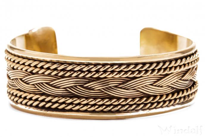 WINDALF Breiter Armreif FANIA Ø 6.0 cm Vikings Wikingerschmuck Handgeschmiedet Bronze WINDALF Breiter Armreif FANIA Ø 6.0 cm Vikings Wikingerschmuck Handgeschmiedet Bronze - Windalf.de