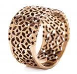 WINDALF Breiter Wikinger Frauen Ring SVENJA 12 mm Byzantinischer Ring Bronze WINDALF Breiter Wikinger Frauen Ring SVENJA 12 mm Byzantinischer Ring Bronze - Windalf.de