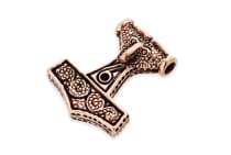 WINDALF Wikinger Schmuck Anhänger SCANIA 2.3 cm Skandinavischer Thorshammer Bronze WINDALF Wikinger Schmuck Anhänger SCANIA 2.3 cm Skandinavischer Thorshammer Bronze - Windalf.de