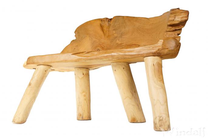 gartenbank aus wurzelholz