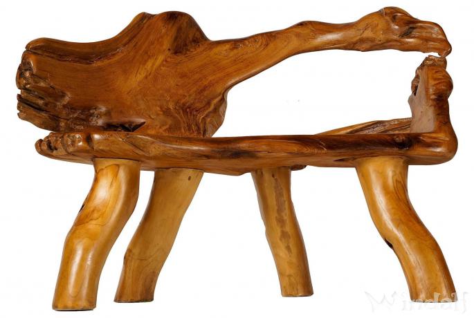 Rustikale Vintage Sitzbank ~ HANNA ~ B: 118 cm H: 60 cm - Lounge Relax