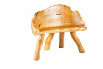 WINDALF Kleine Sitzbank DINETHA  105 cm Rustikale Küchenbank Handarbeit aus Wurzelholz - Windalf.de