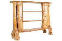 WINDALF Holzschrank mit 2 Türen & 3 Ablagen DONNAMIRA BOFFIN 150 cm Anrichte Esszimmer Handarbeit aus Wurzelholz WINDALF Holzschrank mit 2 Türen & 3 Ablagen DONNAMIRA BOFFIN 150 cm Anrichte Esszimmer Handarbeit aus Wurzelholz - Windalf.de