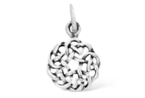 WINDALF Kleiner Keltischer Schmuck Anhänger SKADY Ø 1.1 cm Keltischer Knoten Silber - Windalf.de