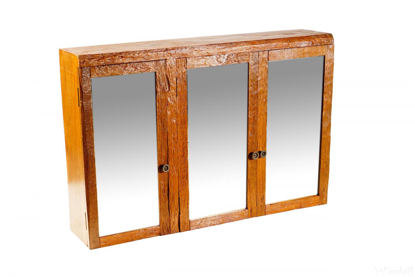 WINDALF Badezimmerspiegel Spiegelschrank ALCARIN 120 cm Handarbeit aus