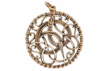 WINDALF Schmuck Anh&auml;nger RAGNAR&Ouml;K 4.8 cm Lokis Drache Bronze - Windalf.de
