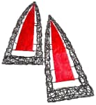 2er Wandlampen Set ~ TINA ~ Ohne Fassung - Windalf.de