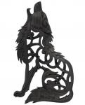 WINDALF Wolf Holzbild FENRIS 35 cm Vikings Wandrelief Schwarz Links schauend Handarbeit Holz WINDALF Wolf Holzbild FENRIS 35 cm Vikings Wandrelief Schwarz Links schauend Handarbeit Holz - Windalf.de