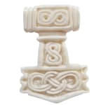 WINDALF Wikinger Schmuck-Anhänger MJÖLNIR 3.9 cm Thorshammer Amulett Handarbeit Knochen WINDALF Wikinger Schmuck-Anhänger MJÖLNIR 3.9 cm Thorshammer Amulett Handarbeit Knochen - Windalf.de