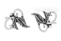 WINDALF Fairy Ohrstecker ALINA Blätter 7 mm Kleiner feenhafter Elfen Ohrschmuck Silber WINDALF Fairy Ohrstecker ALINA Blätter 7 mm Kleiner feenhafter Elfen Ohrschmuck Silber - Windalf.de