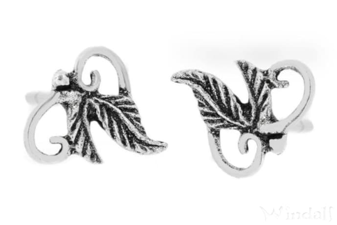 WINDALF Fairy Ohrstecker ALINA Blätter 7 mm Kleiner feenhafter Elfen Ohrschmuck Silber WINDALF Fairy Ohrstecker ALINA Blätter 7 mm Kleiner feenhafter Elfen Ohrschmuck Silber - Windalf.de