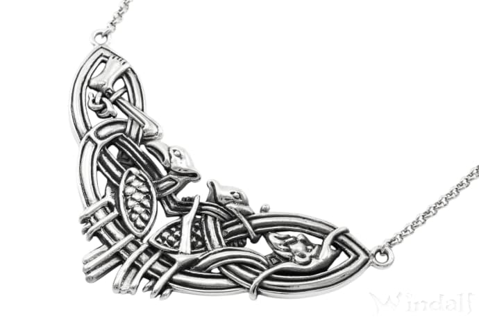 WINDALF Celtic Collier NORICUM 55-60 cm Celtic Worlds Halskette Kelten Halsschmuck Silber - Windalf.de