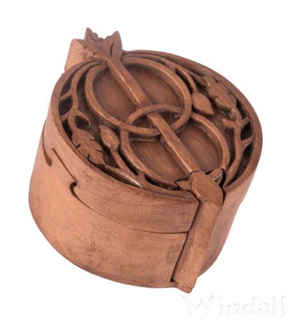 WINDALF Geschenk& Schmuckdose AVALON 11.5 cm Celtic Zauber-Geschenk-Holzdose Handarbeit WINDALF Geschenk& Schmuckdose AVALON 11.5 cm Celtic Zauber-Geschenk-Holzdose Handarbeit - Windalf.de