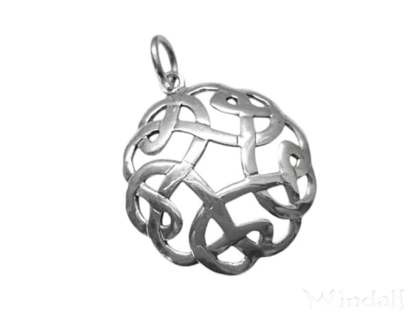 WINDALF Schmuck Anhänger AMIA 3.6 cm Keltische Knoten Liebes Symbol Silber WINDALF Schmuck Anhänger AMIA 3.6 cm Keltische Knoten Liebes Symbol Silber - Windalf.de