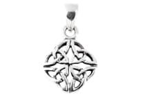 WINDALF Kleiner Damen Schmuck Anhänger ALINA 1.3 cm Amulett Keltische Knoten Silber - Windalf.de